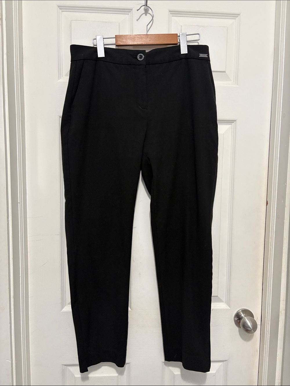 Badgley Mischka Black Straight Leg Tailored Pants